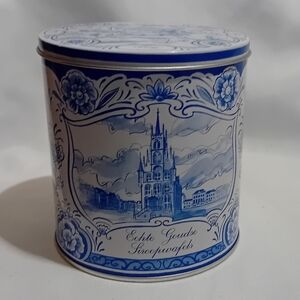 Blue and White Decorative Tin - Holland